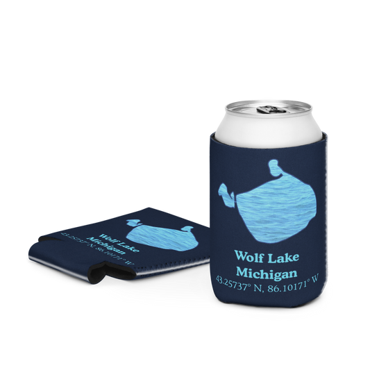 Wolf Lake Can Cooler (Regular & Slim Sizes)