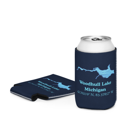 Woodhull Lake Can Cooler (Regular & Slim Sizes)