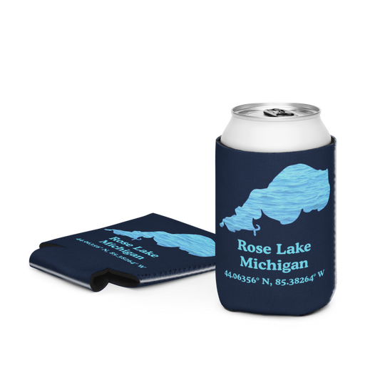 Rose Lake Can Cooler (Regular & Slim Sizes)