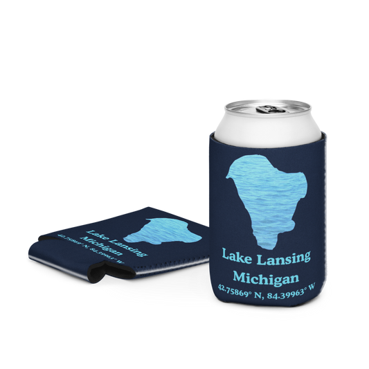 Lake Lansing Can Cooler (Regular & Slim Sizes)