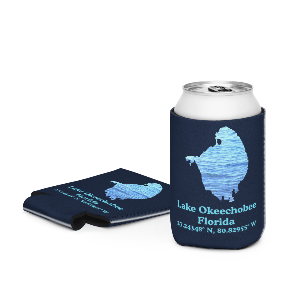 Lake Okeechobee Can Cooler (Regular & Slim Sizes)