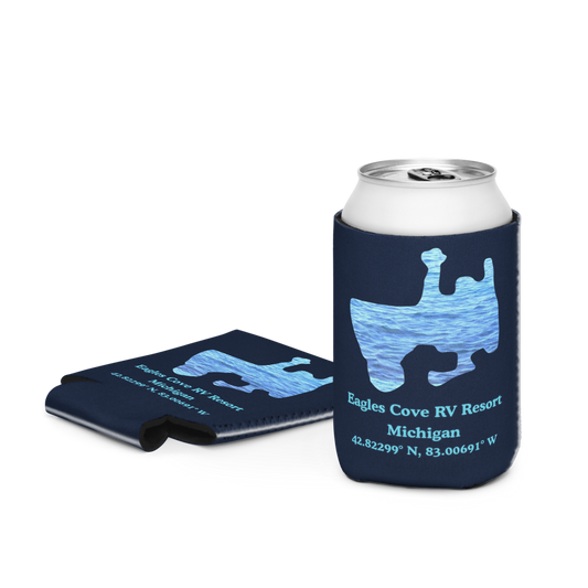 Eagles Cove RV Resort Can Cooler (Regular & Slim Sizes)