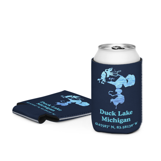 Duck Lake Can Cooler (Regular & Slim Sizes)