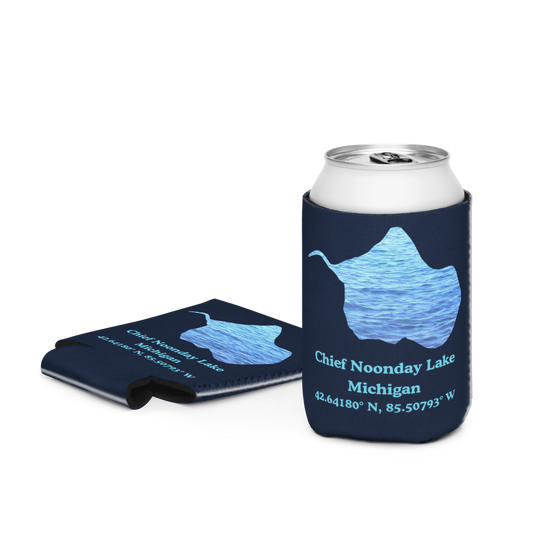 Chief Noonday Lake Can Cooler (Regular & Slim Sizes)
