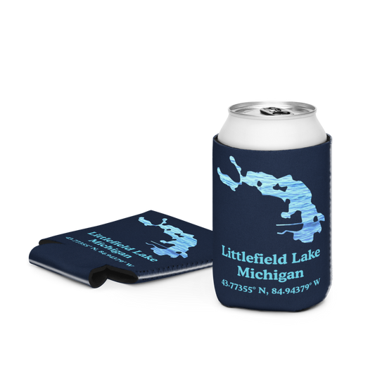 Littlefield Lake Can Cooler (Regular & Slim Sizes)