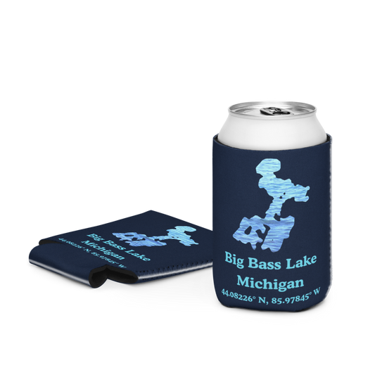 Big Bass Lake Can Cooler (Regular & Slim Sizes)