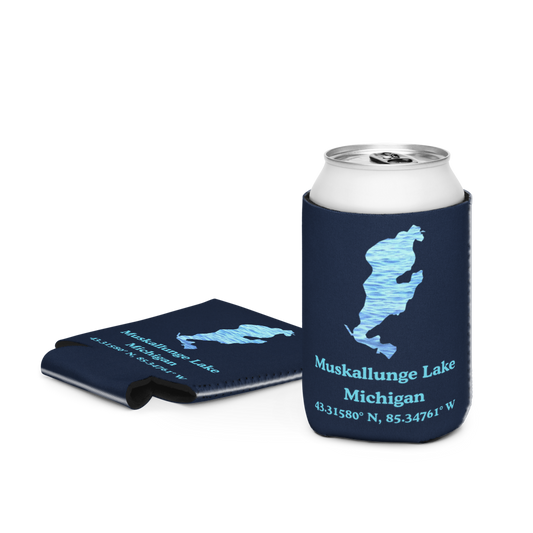 Muskallunge Lake Can Cooler (Regular & Slim Sizes)