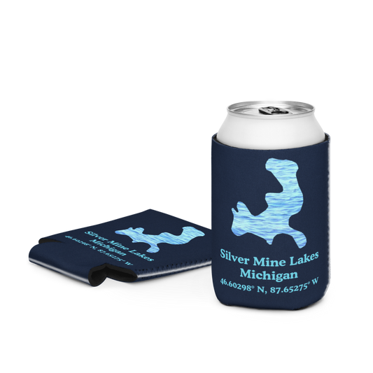 Silver Mine Lakes Can Cooler (Regular & Slim Sizes)