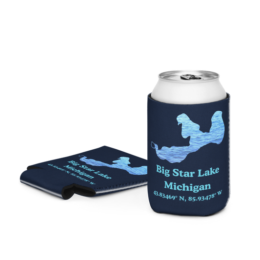 Big Star Lake Can Cooler (Regular & Slim Sizes)