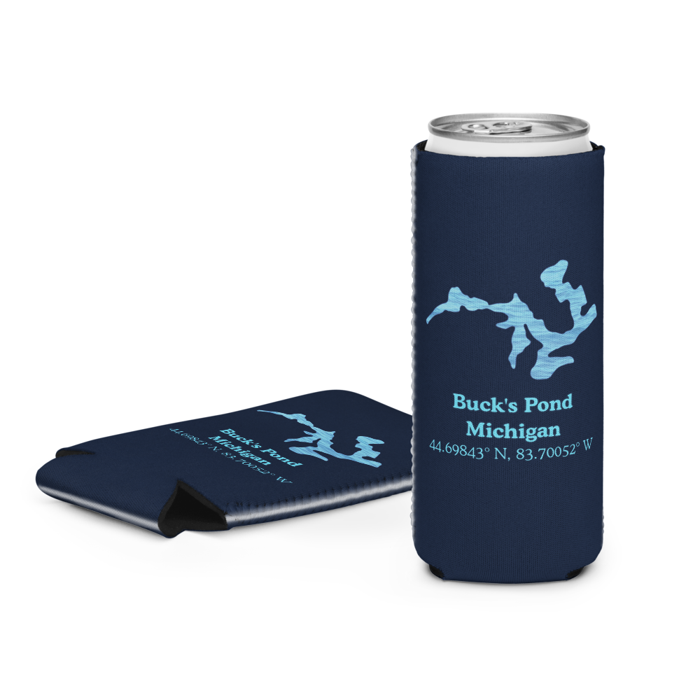 Buck's Pond Can Cooler (Regular & Slim Sizes)