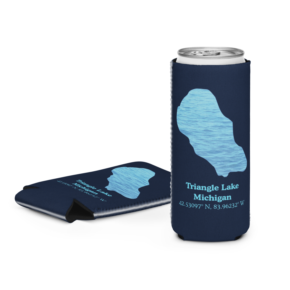 Triangle Lake Can Cooler (Regular & Slim Sizes)