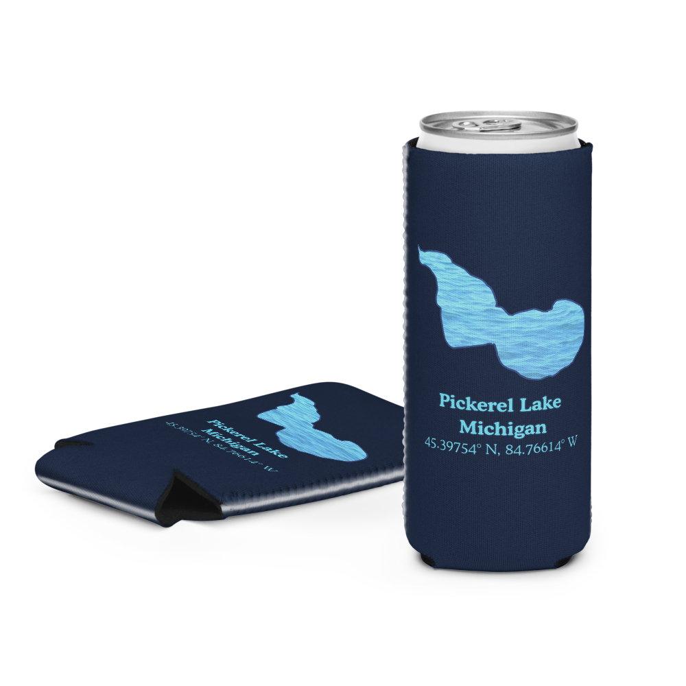 Pickerel Lake  Can Cooler (Regular & Slim Sizes)