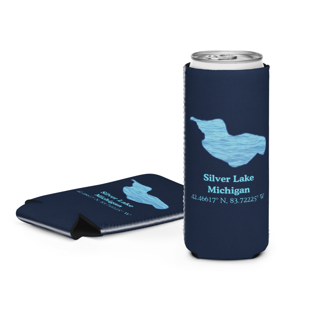 Silver Lake Can Cooler (Regular & Slim Sizes)