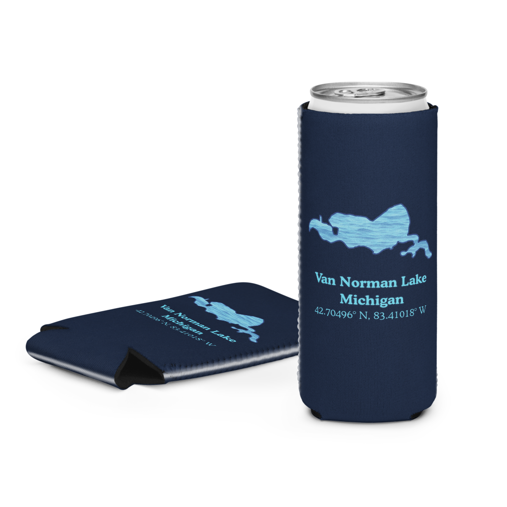 Van Norman Lake Can Cooler (Regular & Slim Sizes)