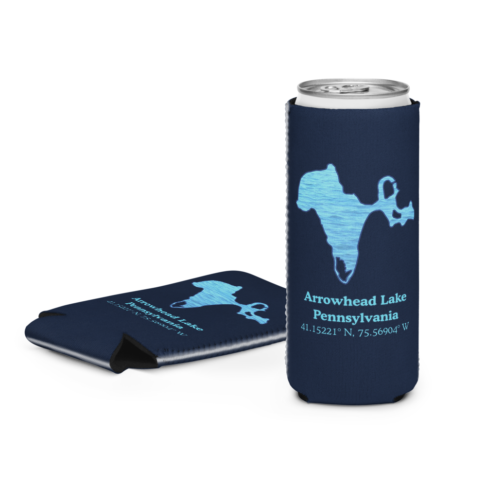 Arrowhead Lake Can Cooler (Regular & Slim Sizes)
