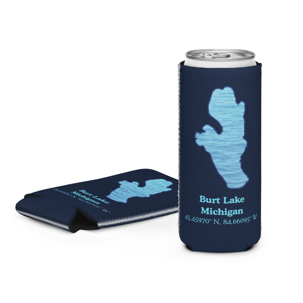 Burt Lake Can Cooler (Regular & Slim Sizes)