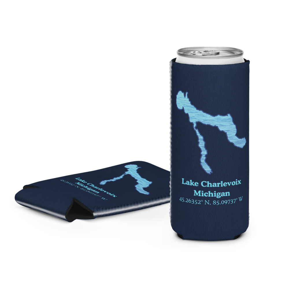 Lake Charlevoix Can Cooler (Regular & Slim Sizes)