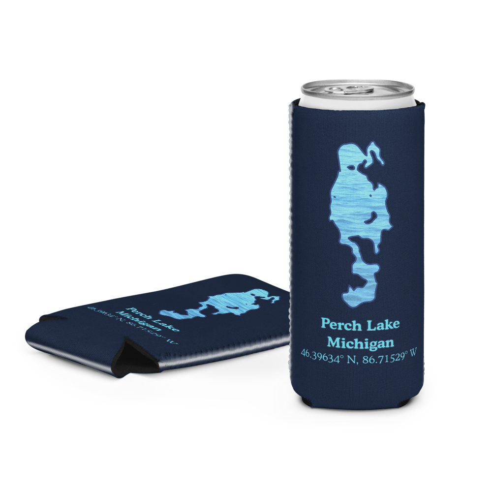 Perch Lake Can Cooler (Regular & Slim Sizes)