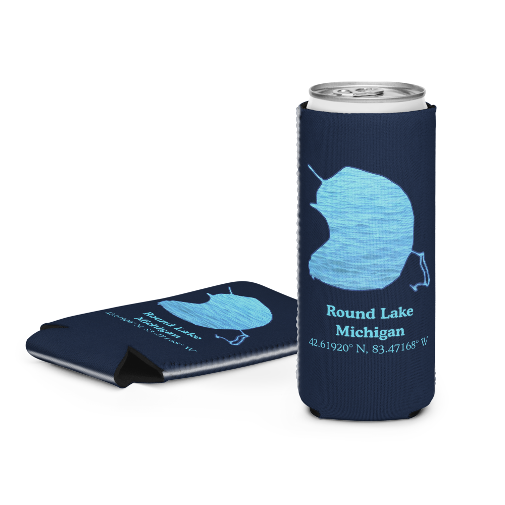 Round Lake Can Cooler (Regular & Slim Sizes)