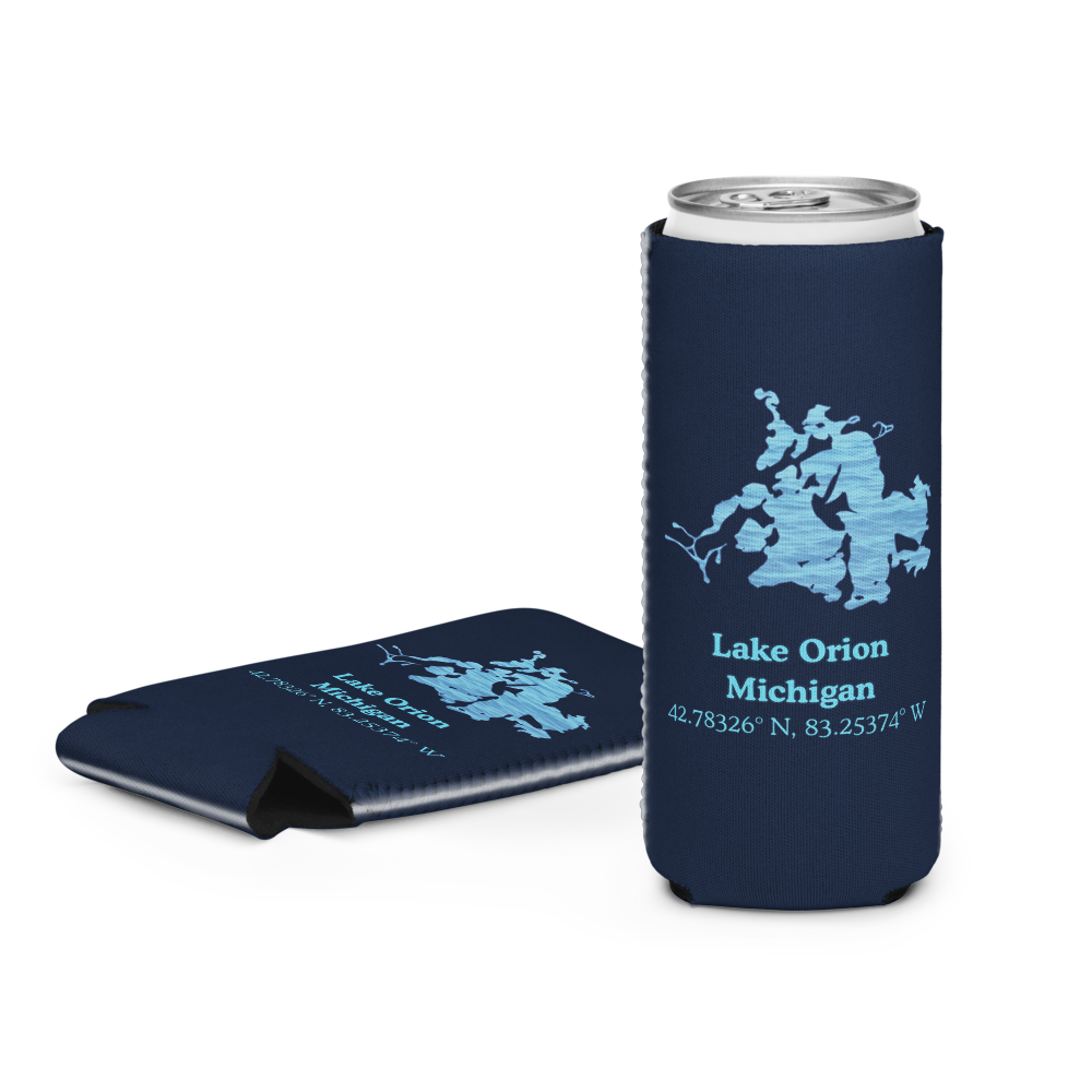 Lake Orion Can Cooler (Regular & Slim Sizes)