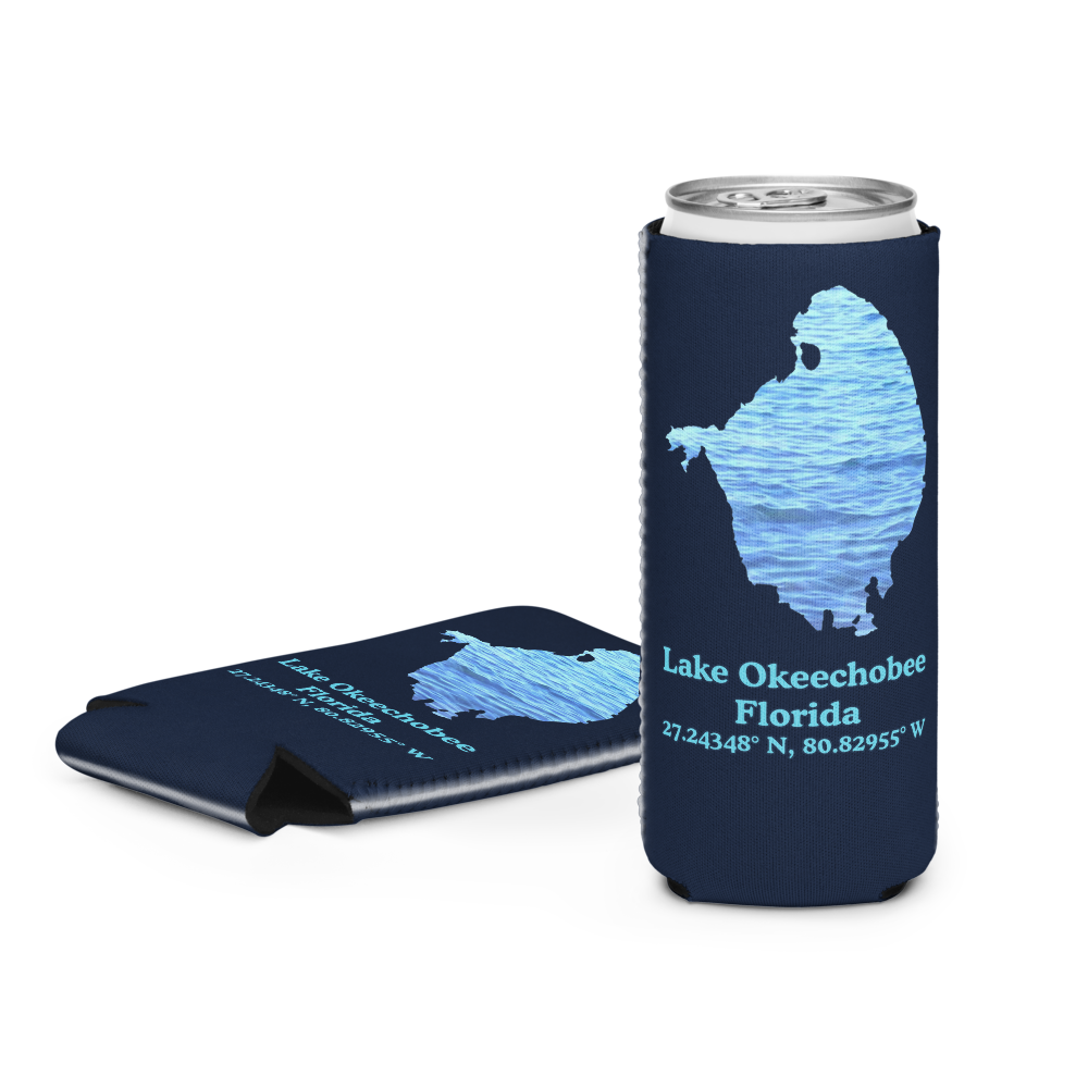Lake Okeechobee Can Cooler (Regular & Slim Sizes)
