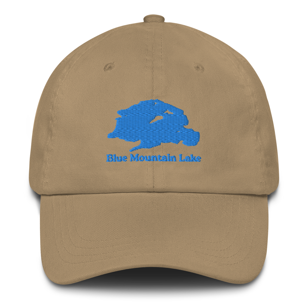 Blue Mountain Lake Embroidered Hat