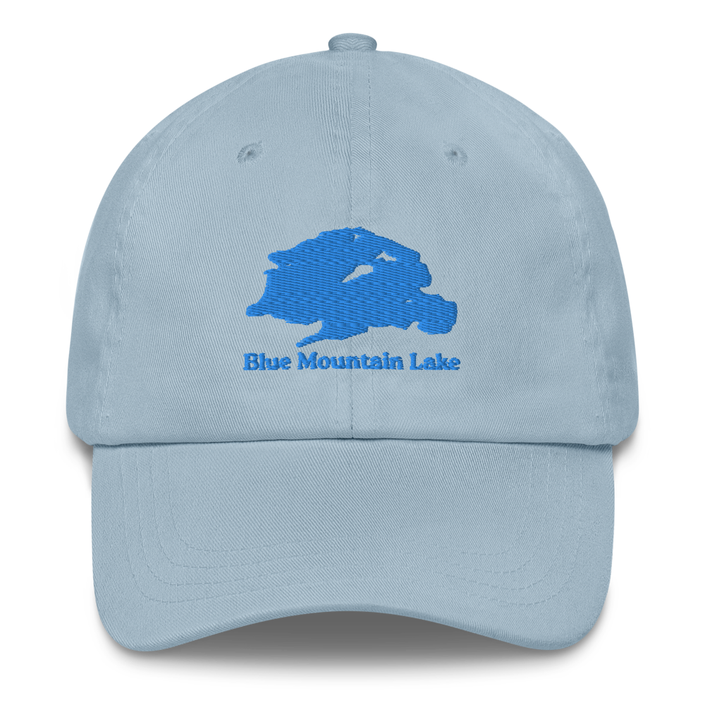 Blue Mountain Lake Embroidered Hat