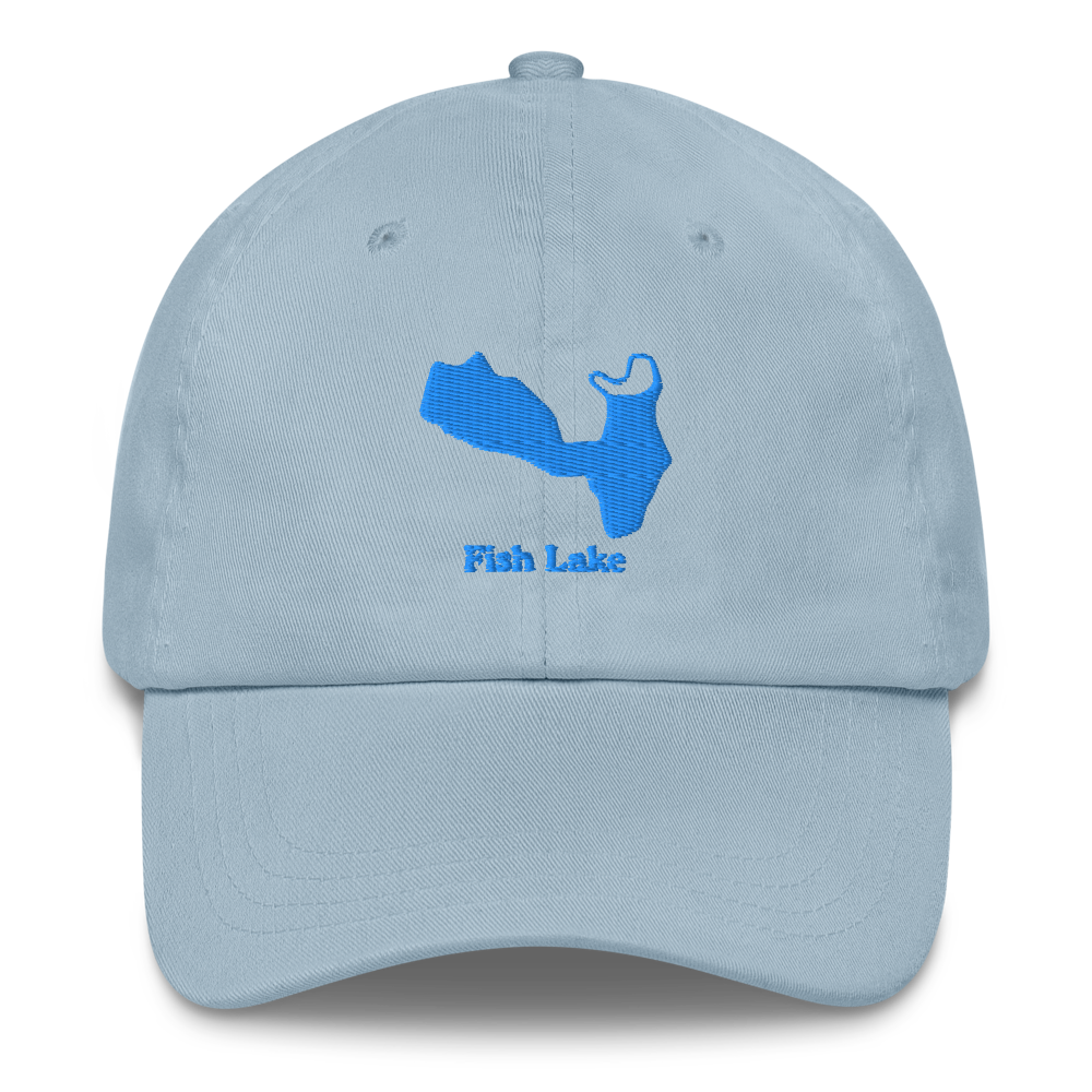 Fish Lake Embroidered Hat