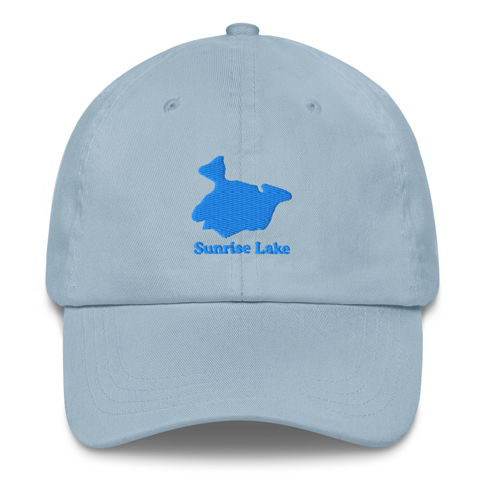 Sunrise Lake Embroidered Hat