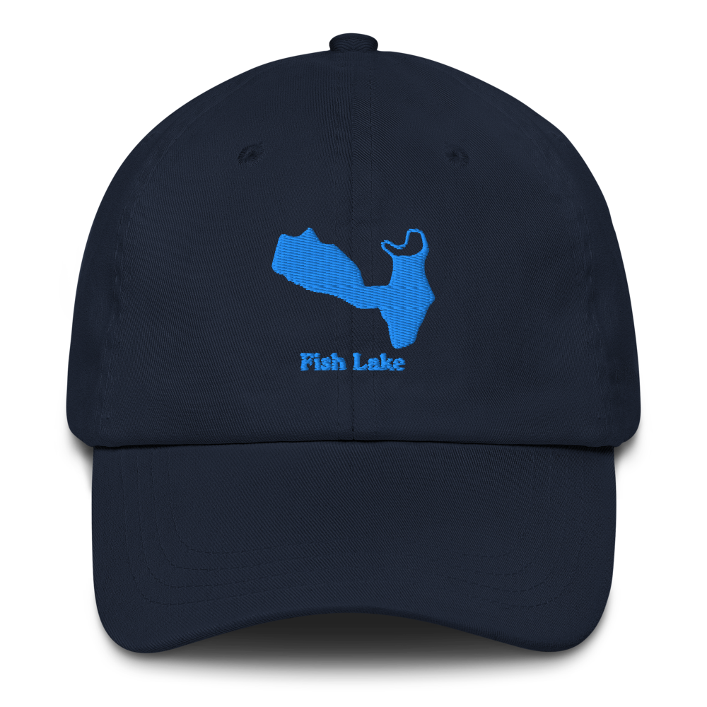 Fish Lake Embroidered Hat