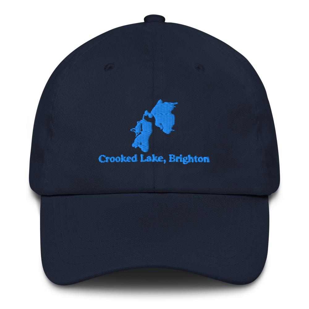 Crooked Lake, Brighton Embroidered Hat