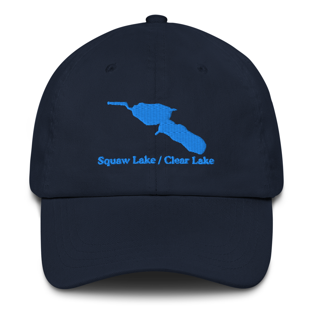Squaw Lake / Clear Lake Embroidered Hat