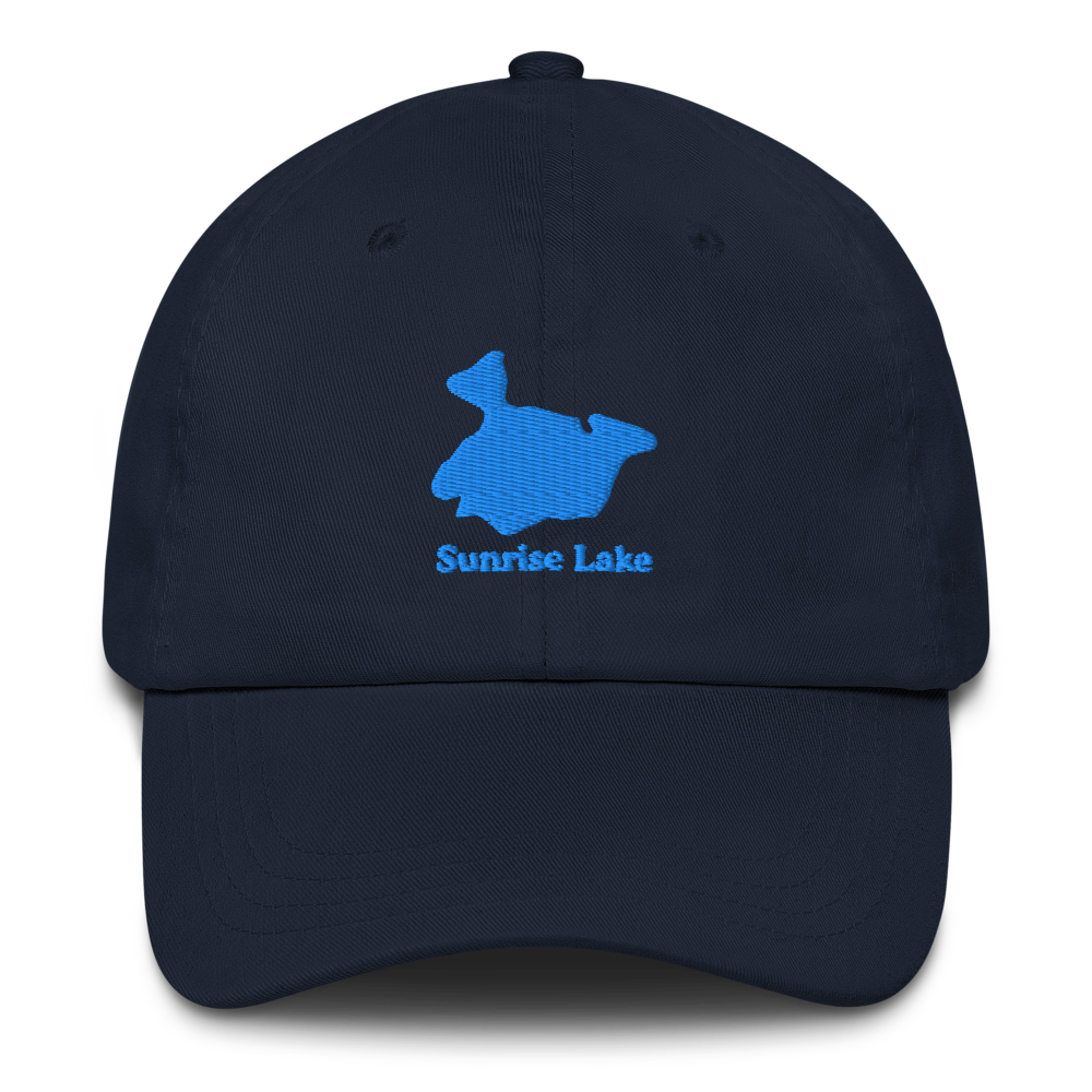 Sunrise Lake Embroidered Hat