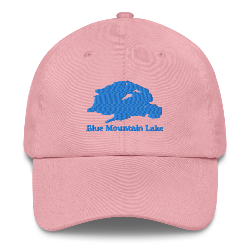 Blue Mountain Lake Embroidered Hat