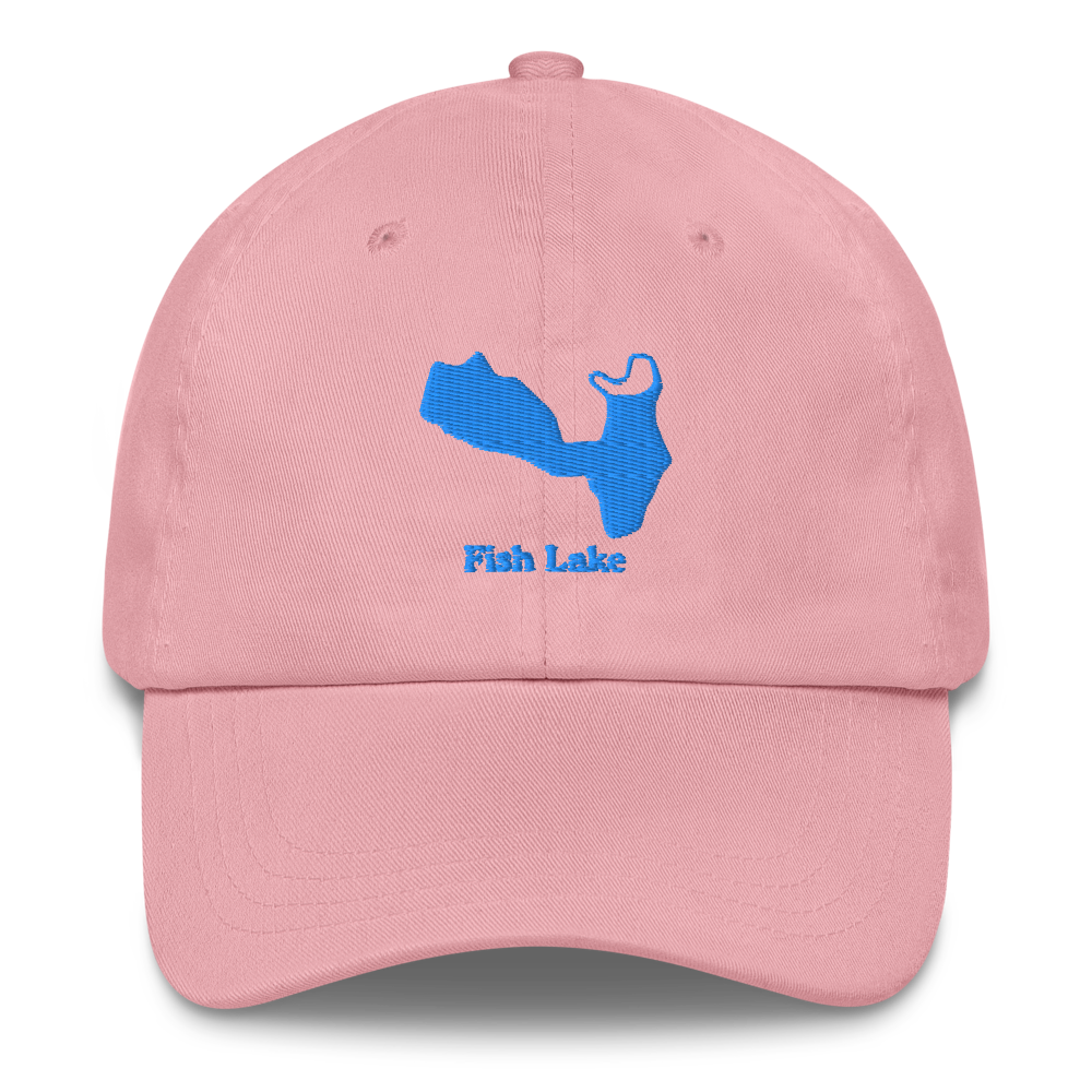 Fish Lake Embroidered Hat