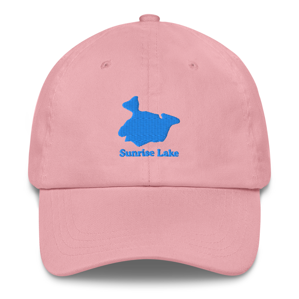 Sunrise Lake Embroidered Hat