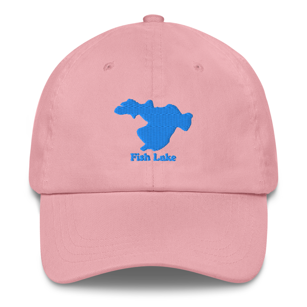Fish Lake Embroidered Hat