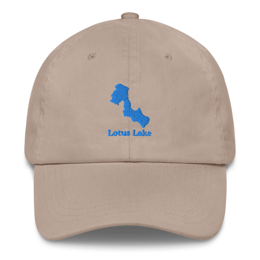 Lotus Lake Embroidered Hat