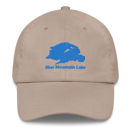 Blue Mountain Lake Embroidered Hat