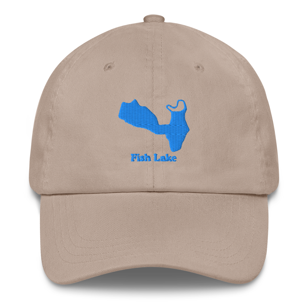 Fish Lake Embroidered Hat