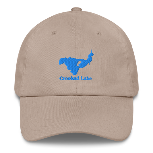 Crooked Lake  Embroidered Hat