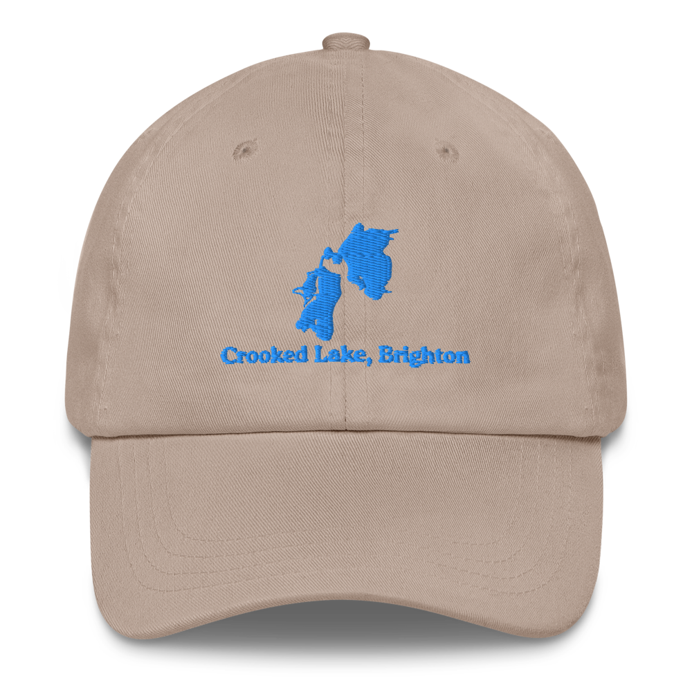 Crooked Lake, Brighton Embroidered Hat