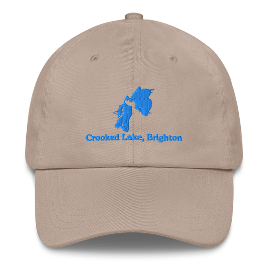 Crooked Lake, Brighton Embroidered Hat