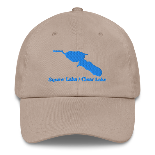 Squaw Lake / Clear Lake Embroidered Hat