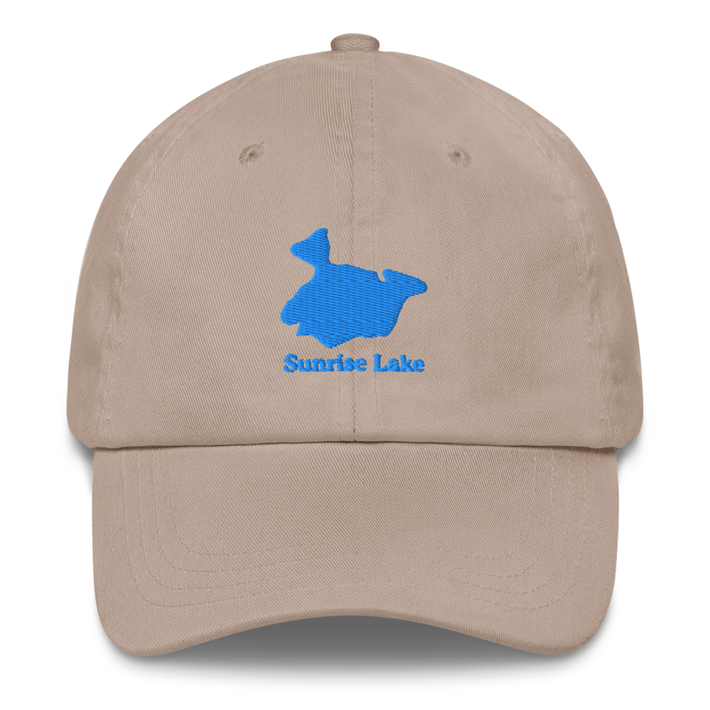 Sunrise Lake Embroidered Hat