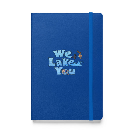 We Lake You Logo Hardcover bound notebook