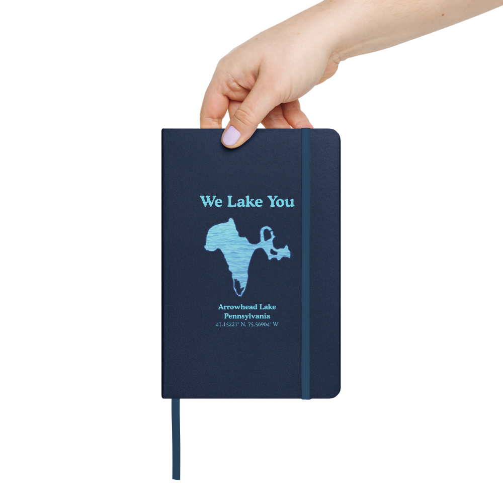 Arrowhead Lake Guestbook - Hardcover Notebook