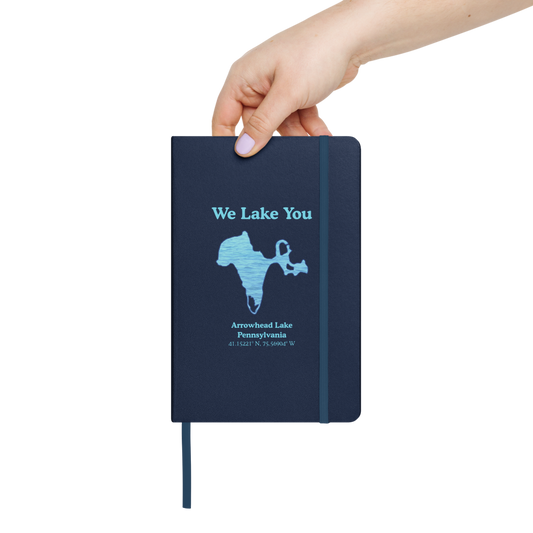 Arrowhead Lake Guestbook - Hardcover Notebook