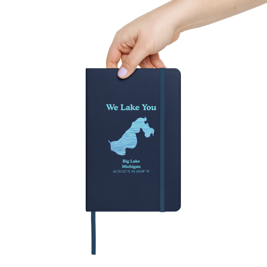 Big Lake Guestbook - Hardcover Notebook