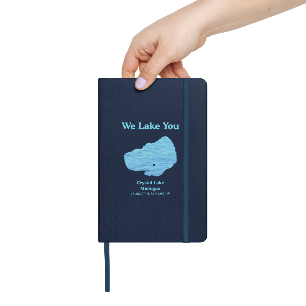 Crystal Lake Guestbook - Hardcover Notebook
